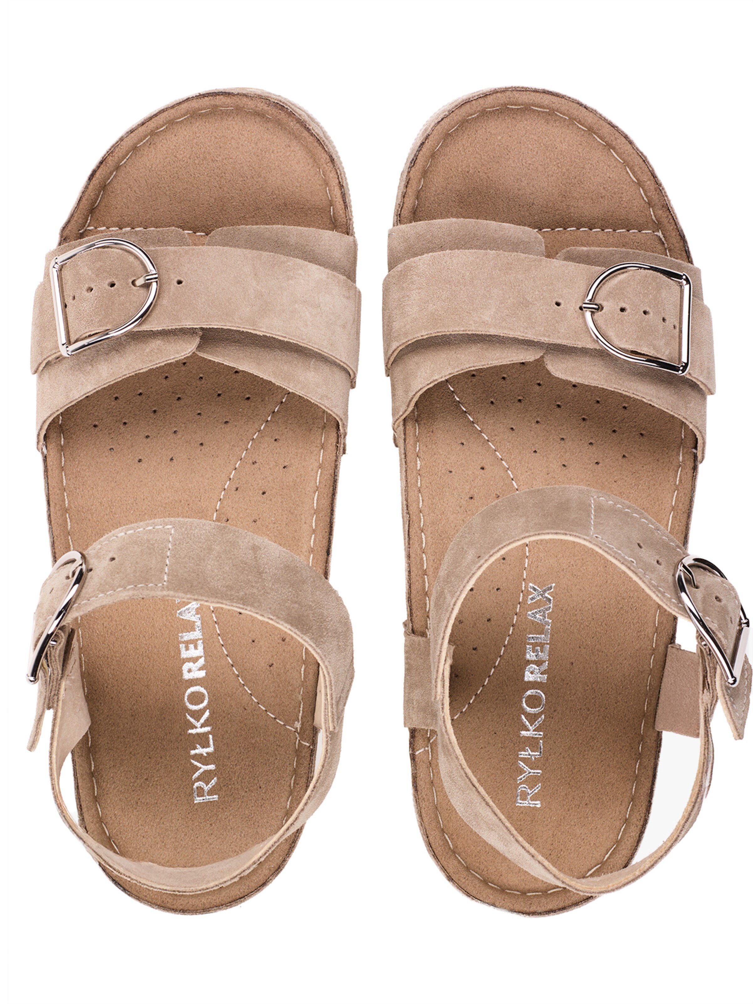 Sandale de la RYLKO pe bej