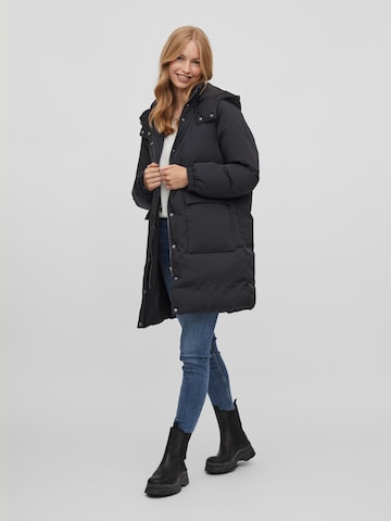 Vila Petite Winter Coat 'Paia' in Black