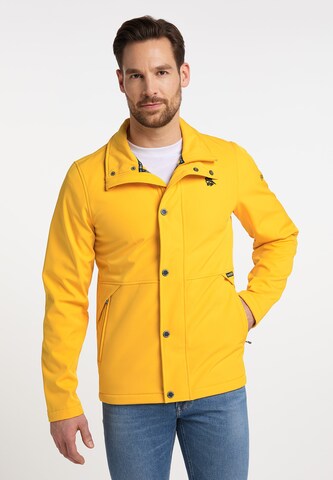 Schmuddelwedda Between-season jacket 'Albee' in Yellow: front