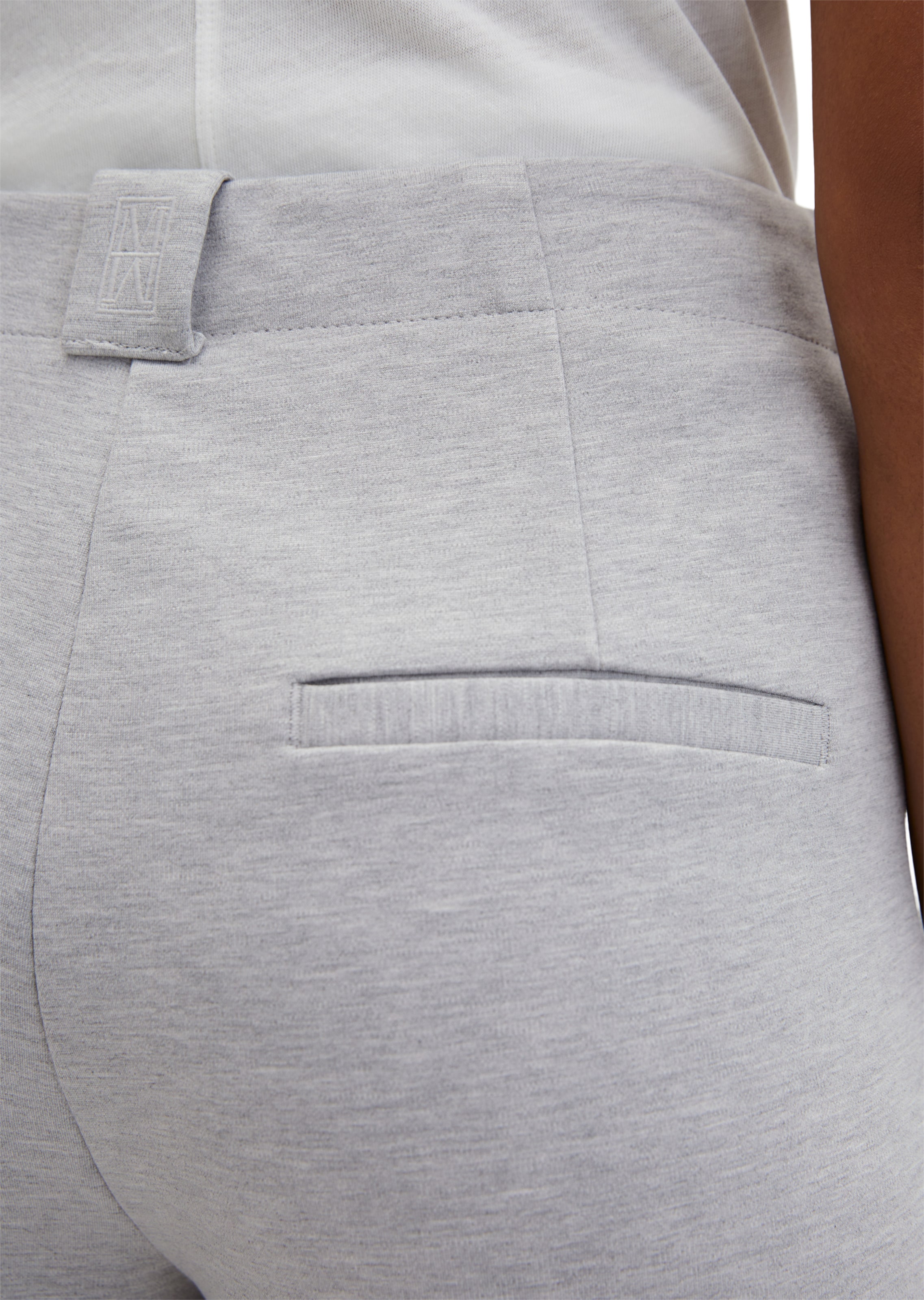 Marc O'Polo Wide leg Pantalon 'Margo' in Grijs