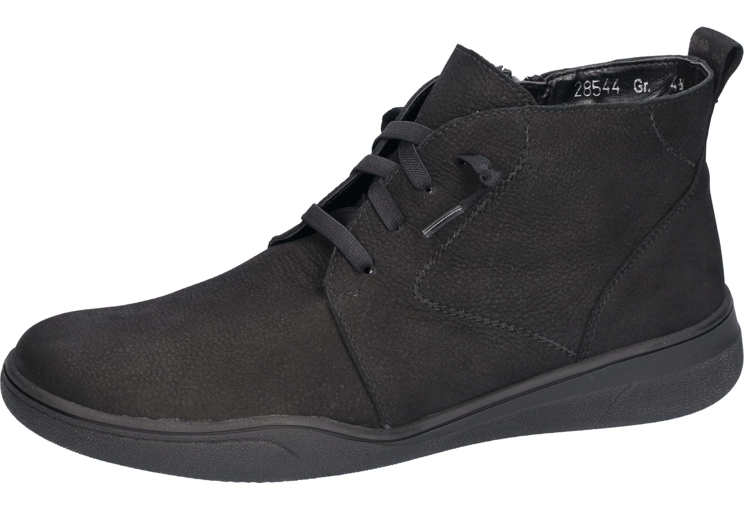 WALDLÄUFER Schnürstiefelette in Schwarz: Vorderseite