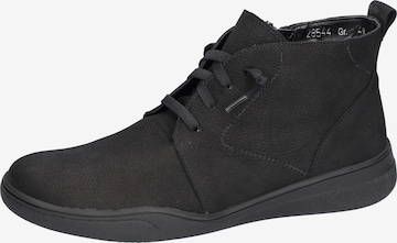 WALDLÄUFER Schnürstiefelette in Schwarz: Vorderseite
