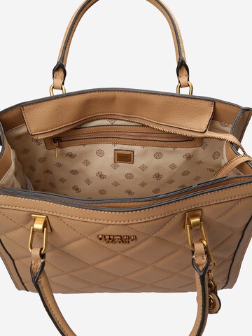 GUESS Handbag 'ABEY' in Brown