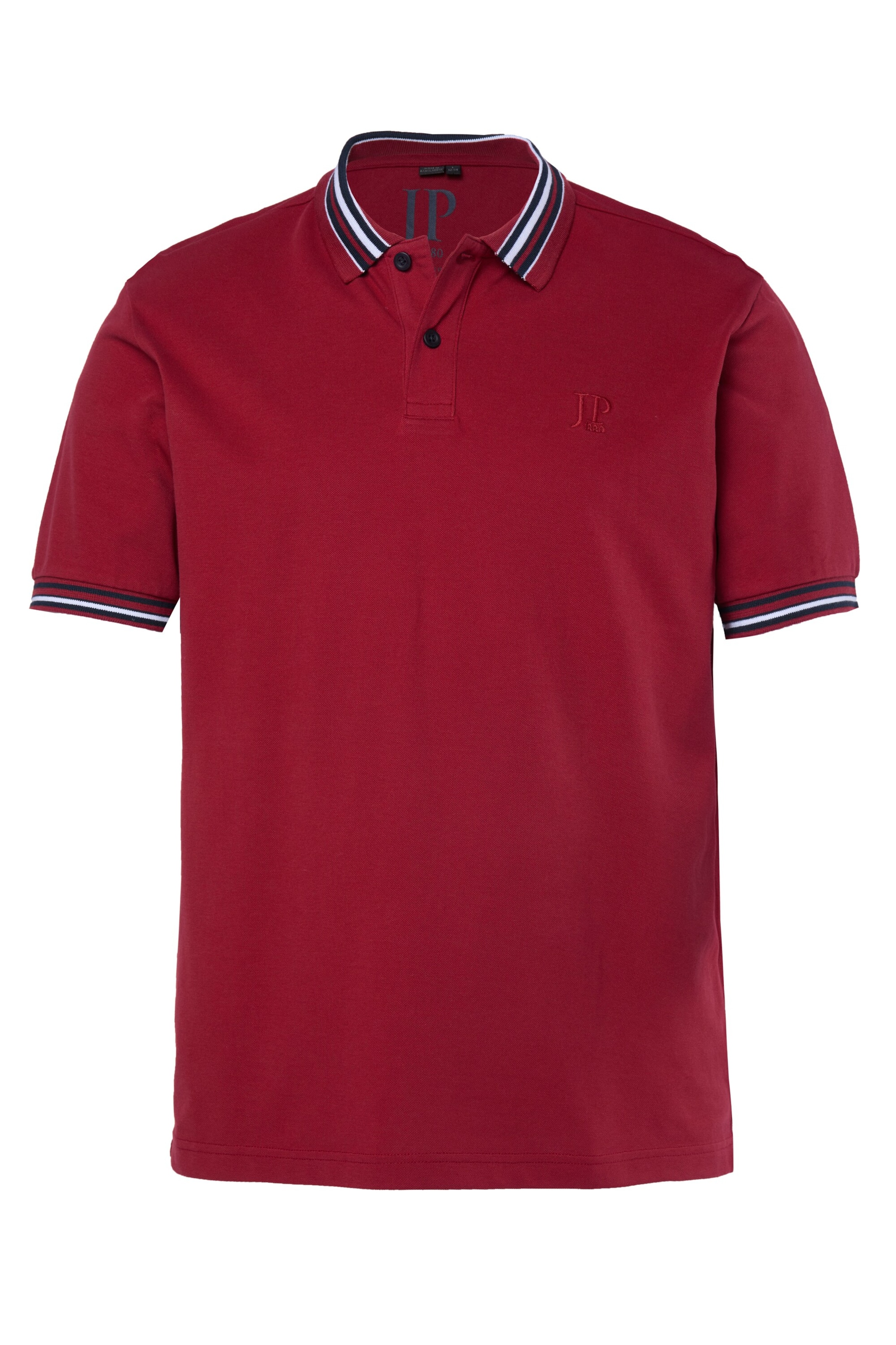 JP1880 Poloshirt in Rot: Vorderseite