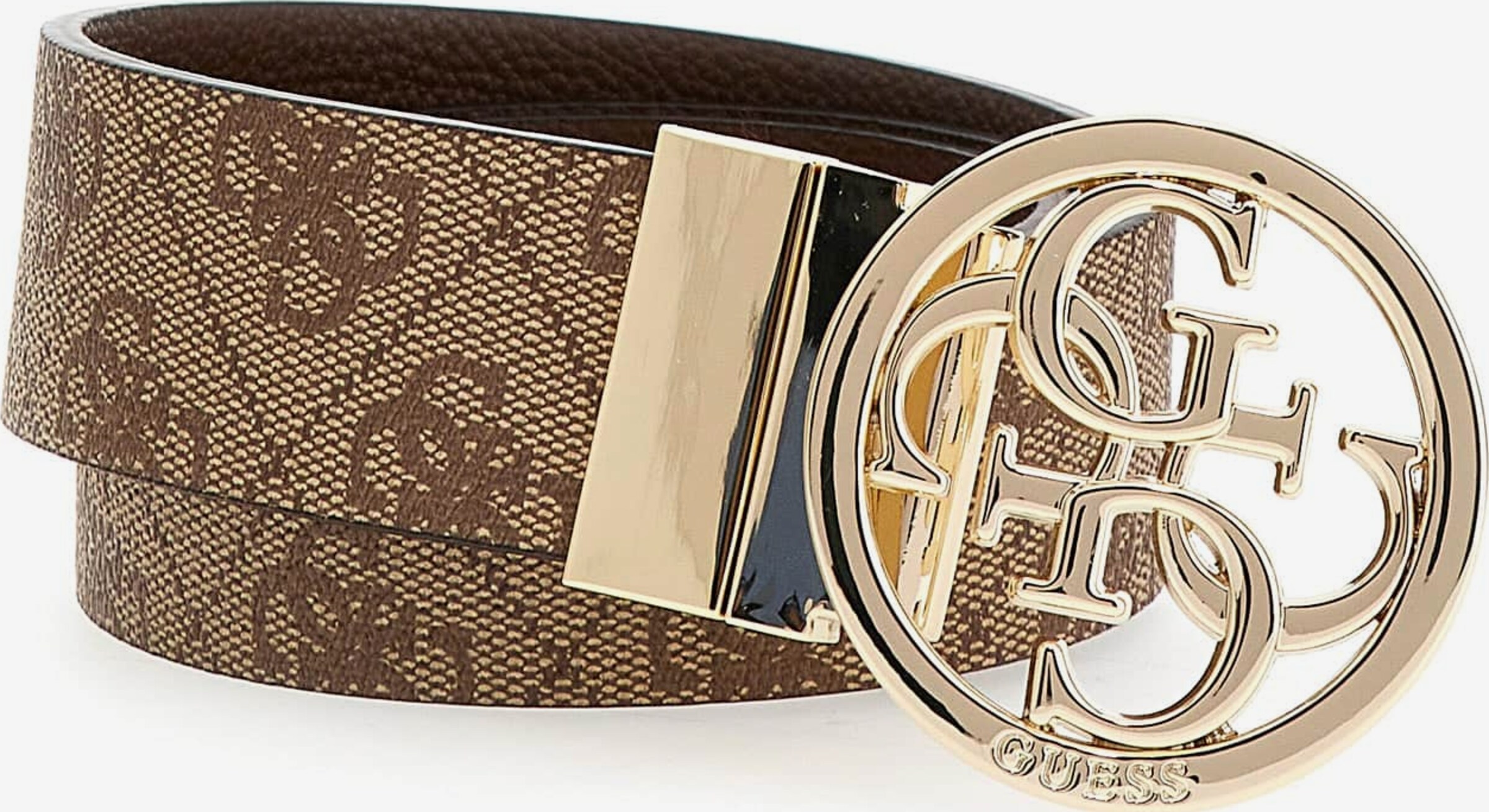 New GUESS Belt Woman Dark Brown GUESS Brown Belts for Women for sale | eBay main image 2