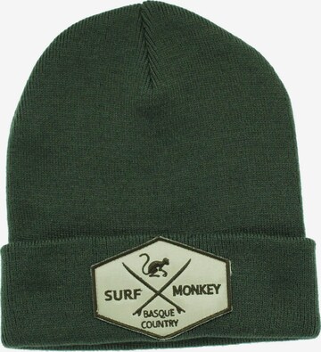 Surf Monkey Czapka w kolorze zielony: przód