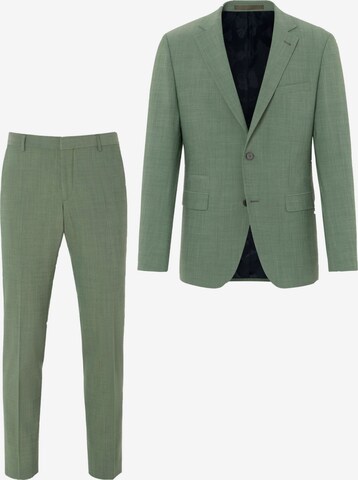 BENVENUTO Slim fit Suit 'SALVI Iago 360' in Green: front