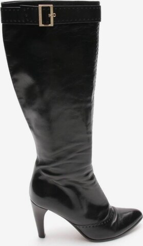 Louis Vuitton Dress Boots in 38 in Black: front