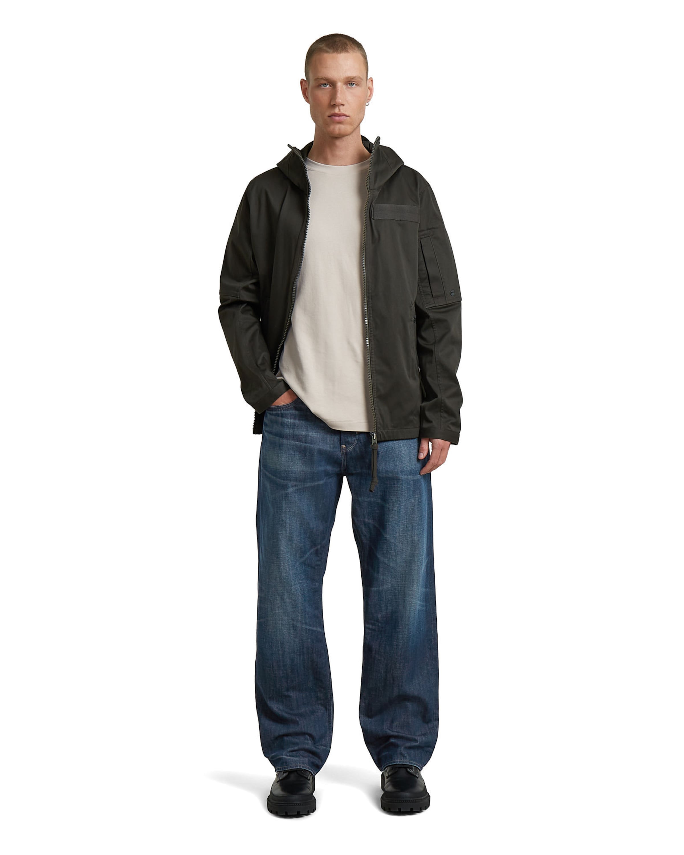 G-STAR Regular Jeans - 'Deegie Relaxd Straight Jeans' in Blau