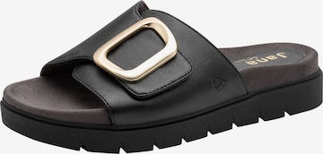 Mule JANA en noir : devant