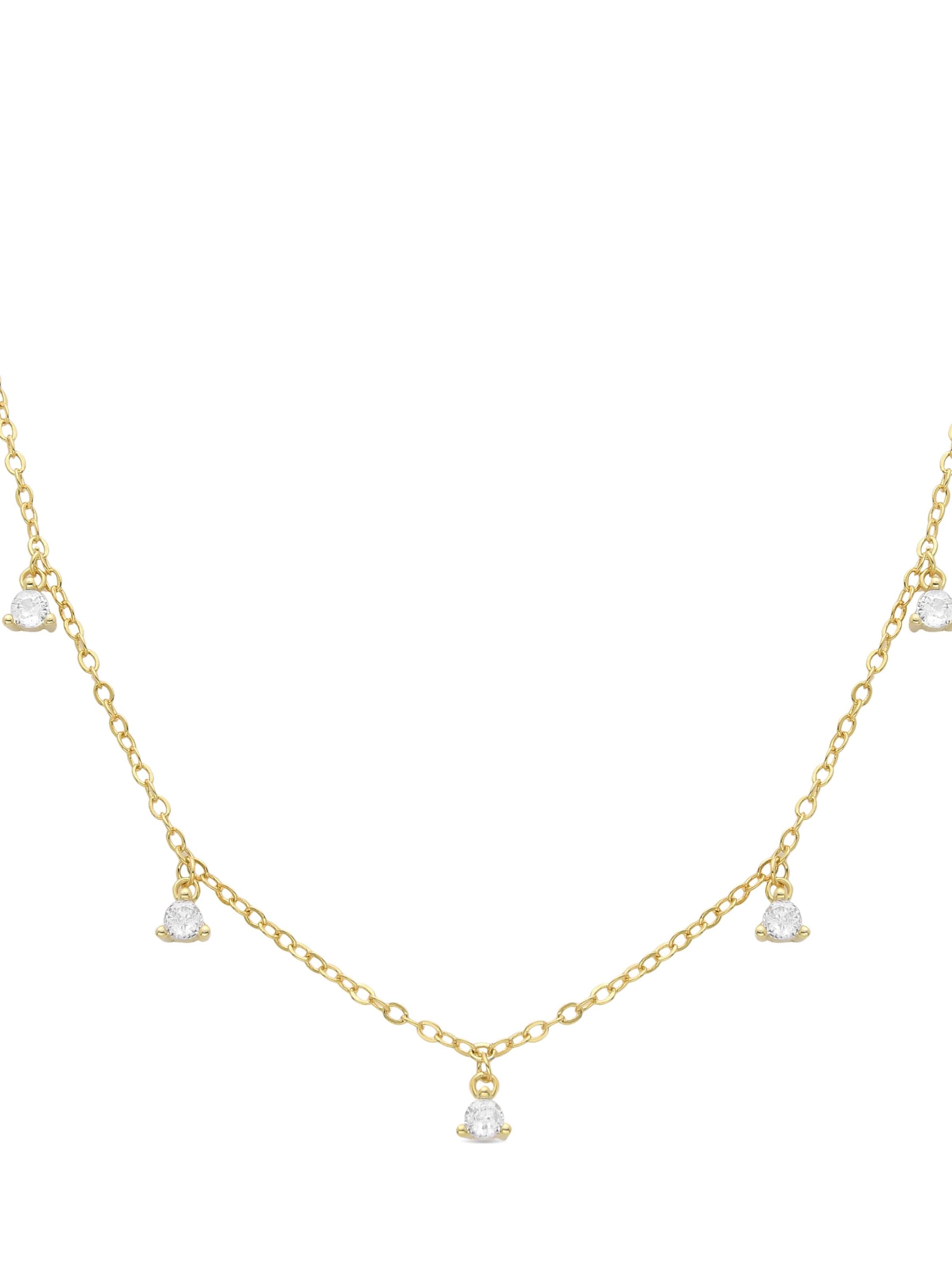 Collana 'Kisain' di Luxenter in bianco: frontale