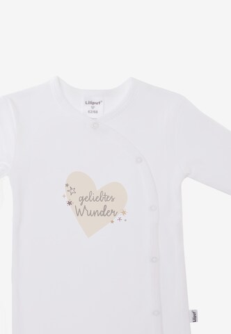 LILIPUT Dungarees 'Geliebtes Wunder' in White