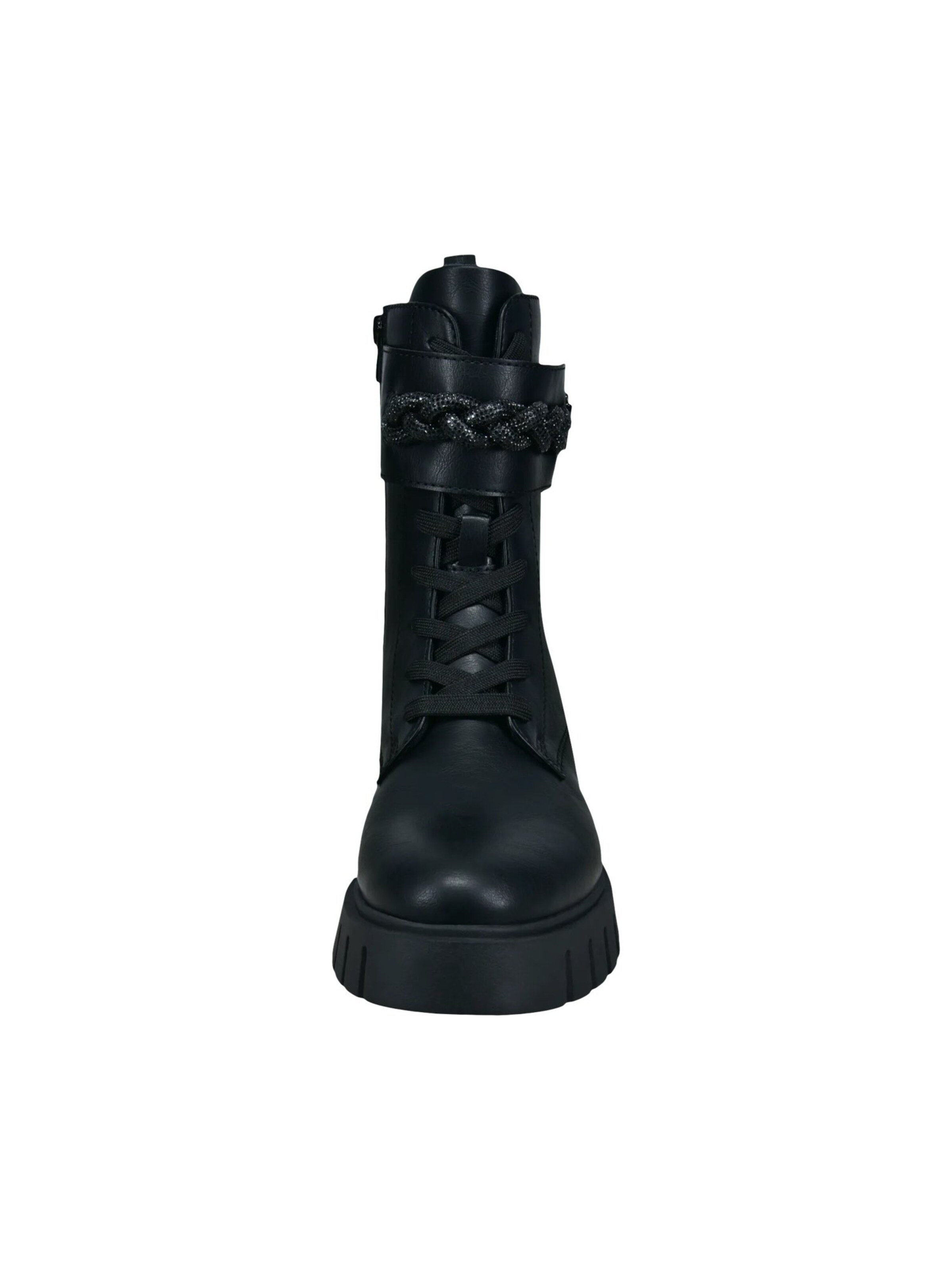 TT. BAGATT Lace-Up Ankle Boots in Black