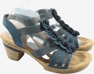 RIEKER Sandals & High-Heeled Sandals in 41 in Blue: front