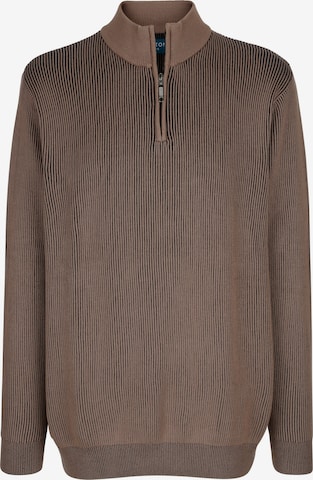 Boston Park Sweater in Brown: front