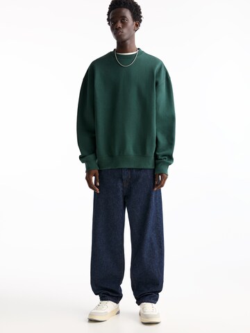 Pull&Bear Sweatshirt i grön