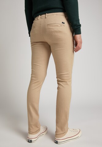 MUSTANG Regular Chinohose in Beige