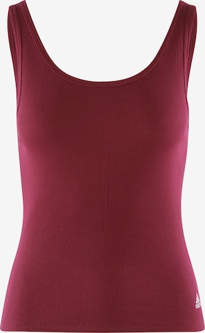Haut de sport ADIDAS SPORTSWEAR en rouge : devant