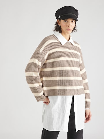 Pullover 'JUSTY' di JDY in beige: frontale