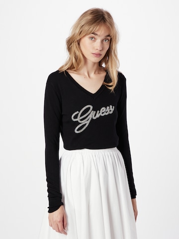 Pull-over 'LAURE' GUESS en noir : devant