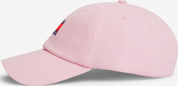 Casquette Tommy Jeans en rose : devant