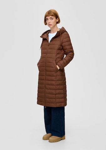s.Oliver Winter Coat in Brown: front