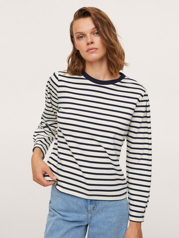 MANGO Shirt 'Larin' in Blau: Vorderseite