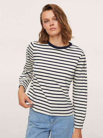 T-shirt 'Larin' MANGO en bleu : devant