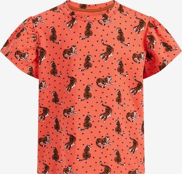 WE Fashion T-Shirt in Orange: predná strana
