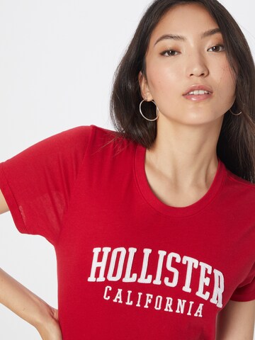 HOLLISTER Póló - piros