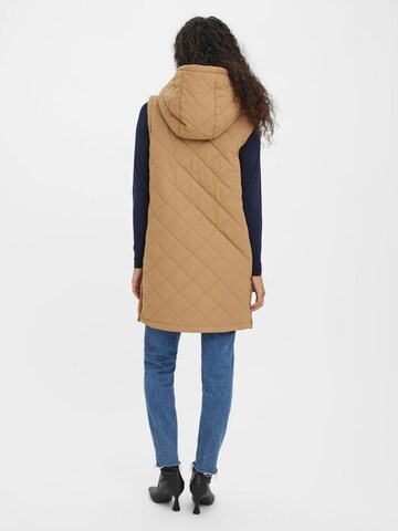 VERO MODA Vest in Brown