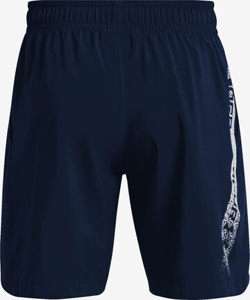 UNDER ARMOUR Regular Sportbroek in Blauw