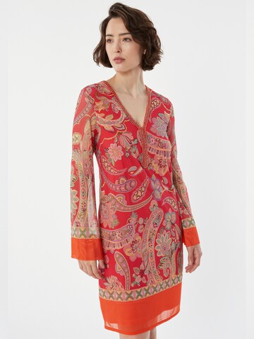 Ana Alcazar Jurk 'Zetana' in Rood: voorkant