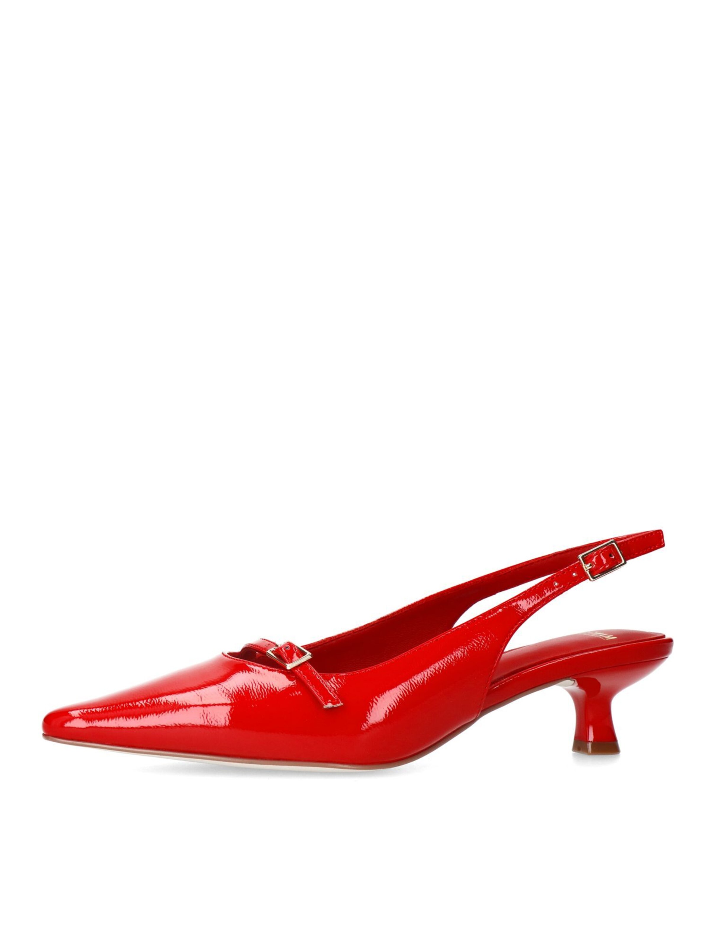 Escarpins à bride arrière MANFIELD en rouge : devant