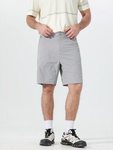YOUTHUP Regular Workout Pants 'Trockenbahn' in Grey