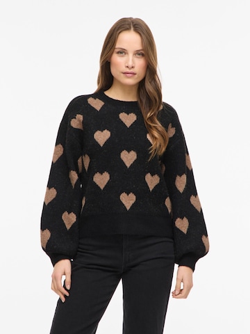 Pull-over 'VILUNA' VILA en noir : devant