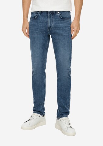 s.Oliver Slimfit Jeans 'Nelio' in Blauw: voorkant