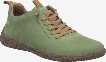 Scarpa stringata sportiva di JOSEF SEIBEL in verde: frontale