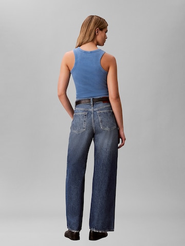 mėlyna Calvin Klein Jeans Plačios klešnės Džinsai