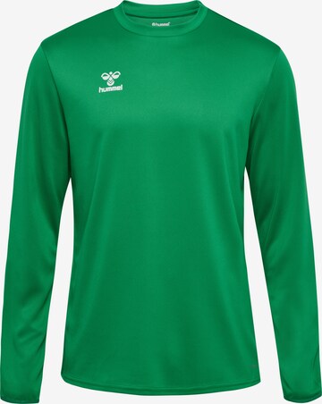 Sweat de sport Hummel en vert : devant