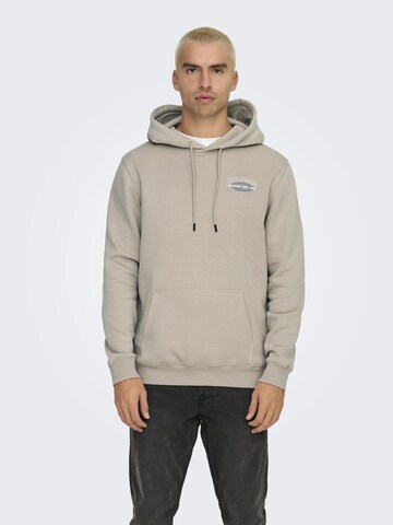 Only & Sons - Sudadera 'KEANE' en beige: frente