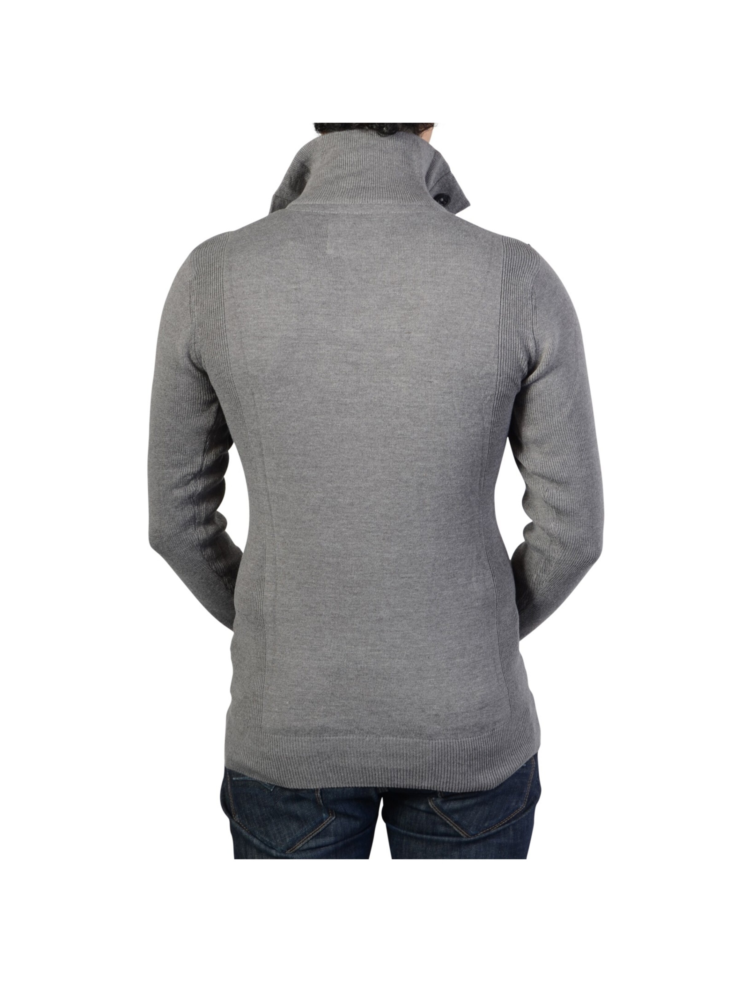 Deeluxe Sweter w kolorze szary