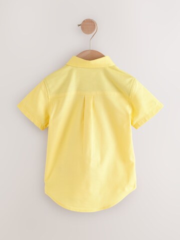 Next Regular fit Button Up Shirt in Yellow