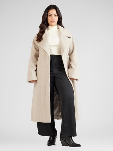 River Island Plus Between-seasons coat in Beige