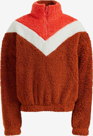 WE FashionSweater majica - smeđa boja: prednji dio