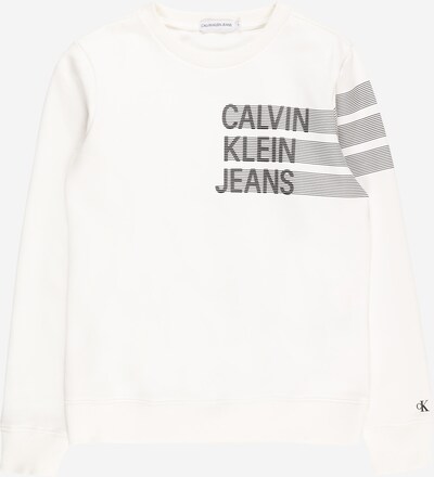 Calvin Klein Jeans Sweat en noir / blanc, Vue avec produit