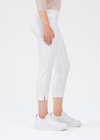 STEHMANN Slim fit Pants 'Loli' in White