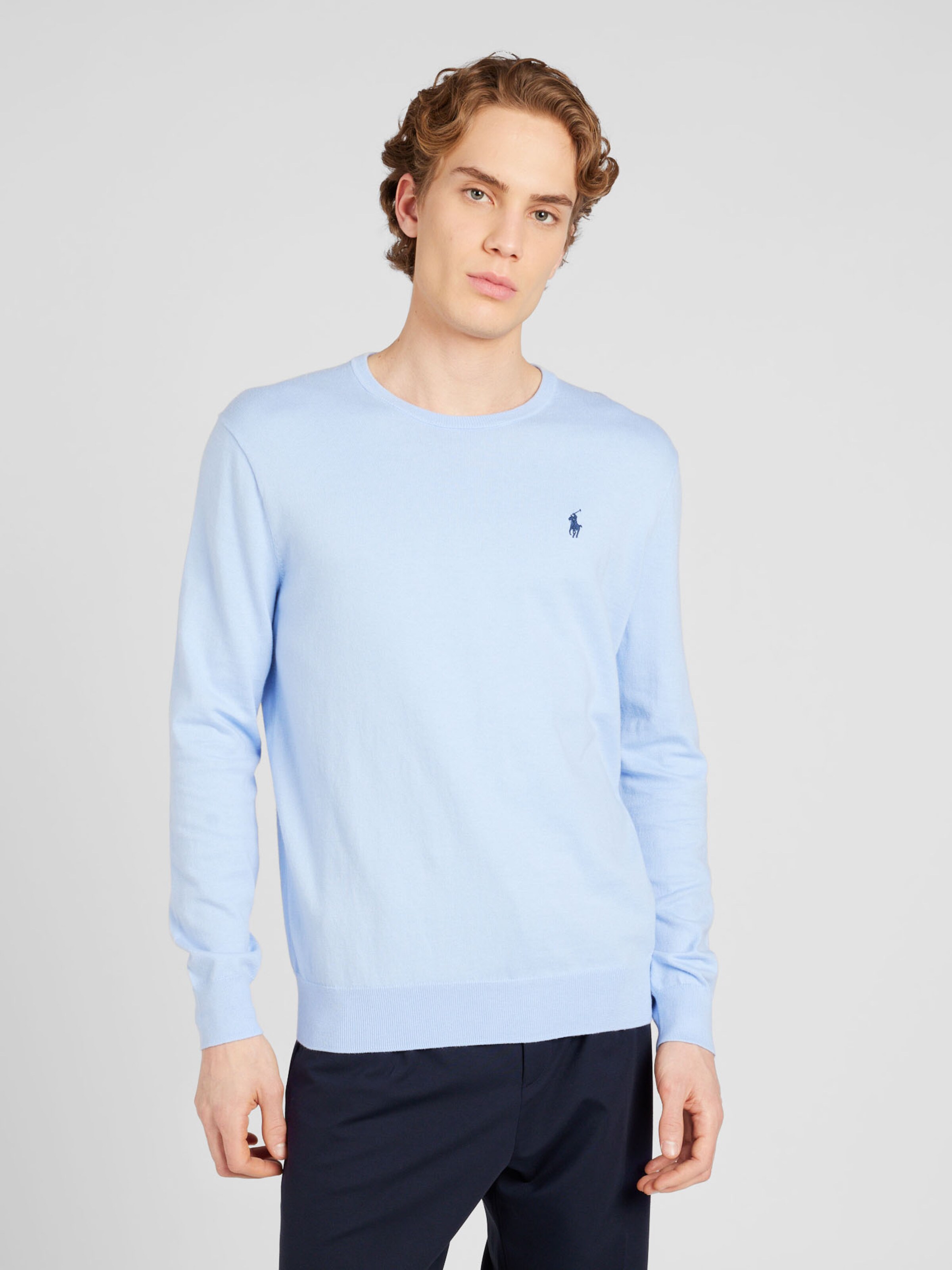 Pull over Polo Ralph Lauren en Bleu Clair Bleu Fonce ABOUT YOU