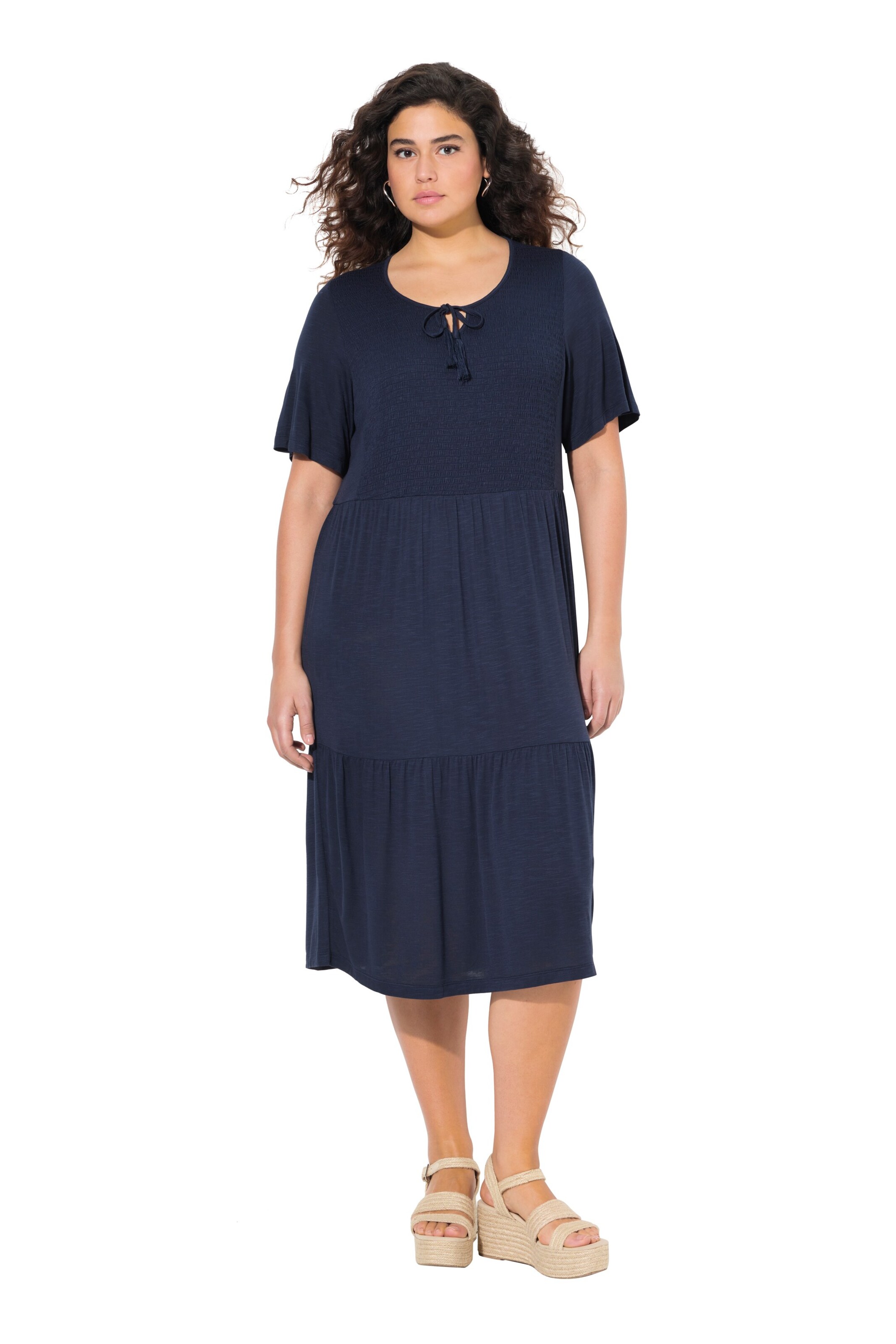 Ulla Popken Dress in Blue: front