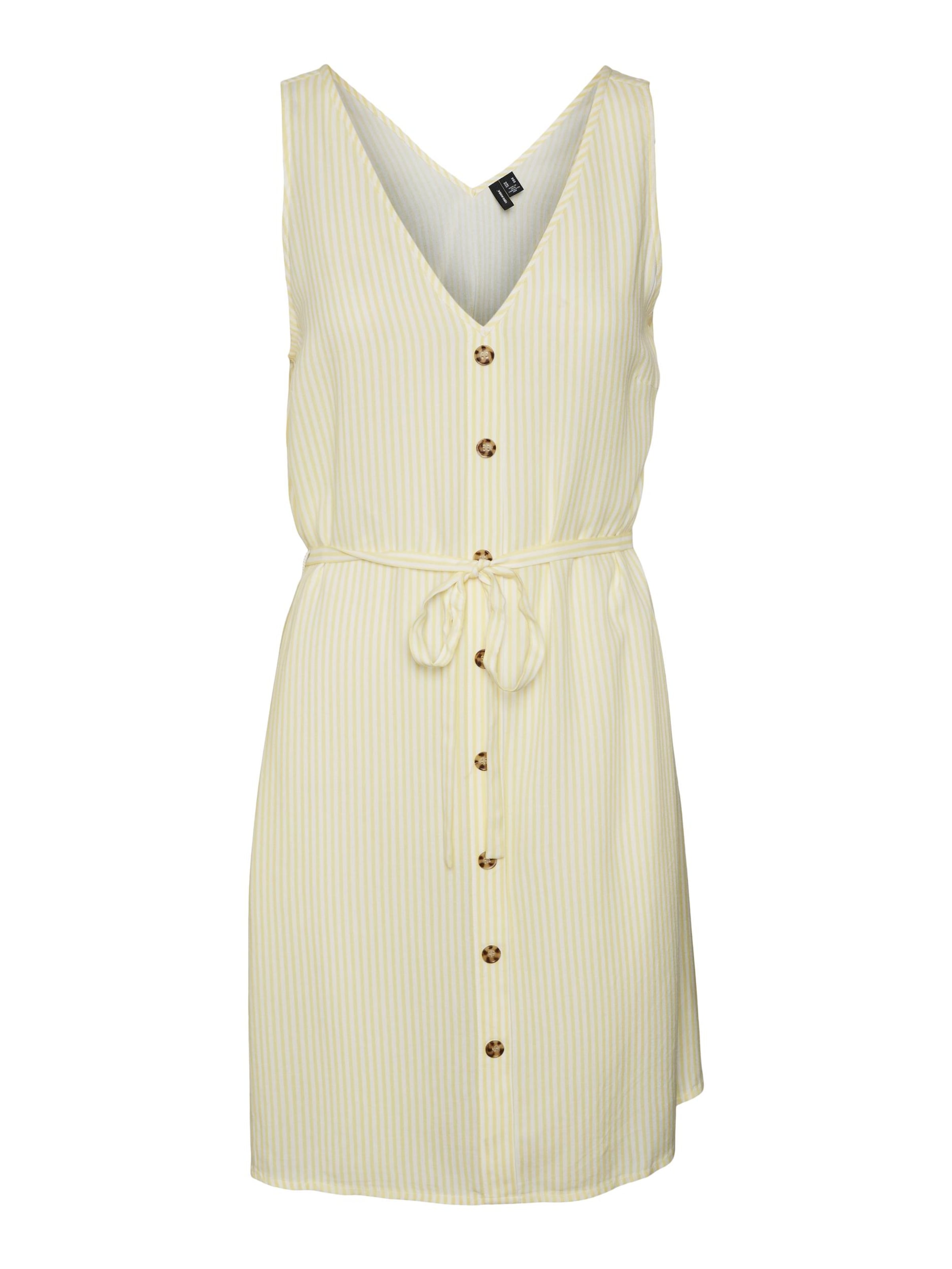 VERO MODA Dress 'BUMPY' in White: front